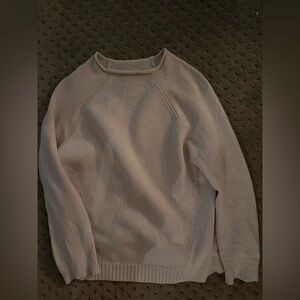 BCBGMaxAzria Soft Beige Crew Neck Sweater
